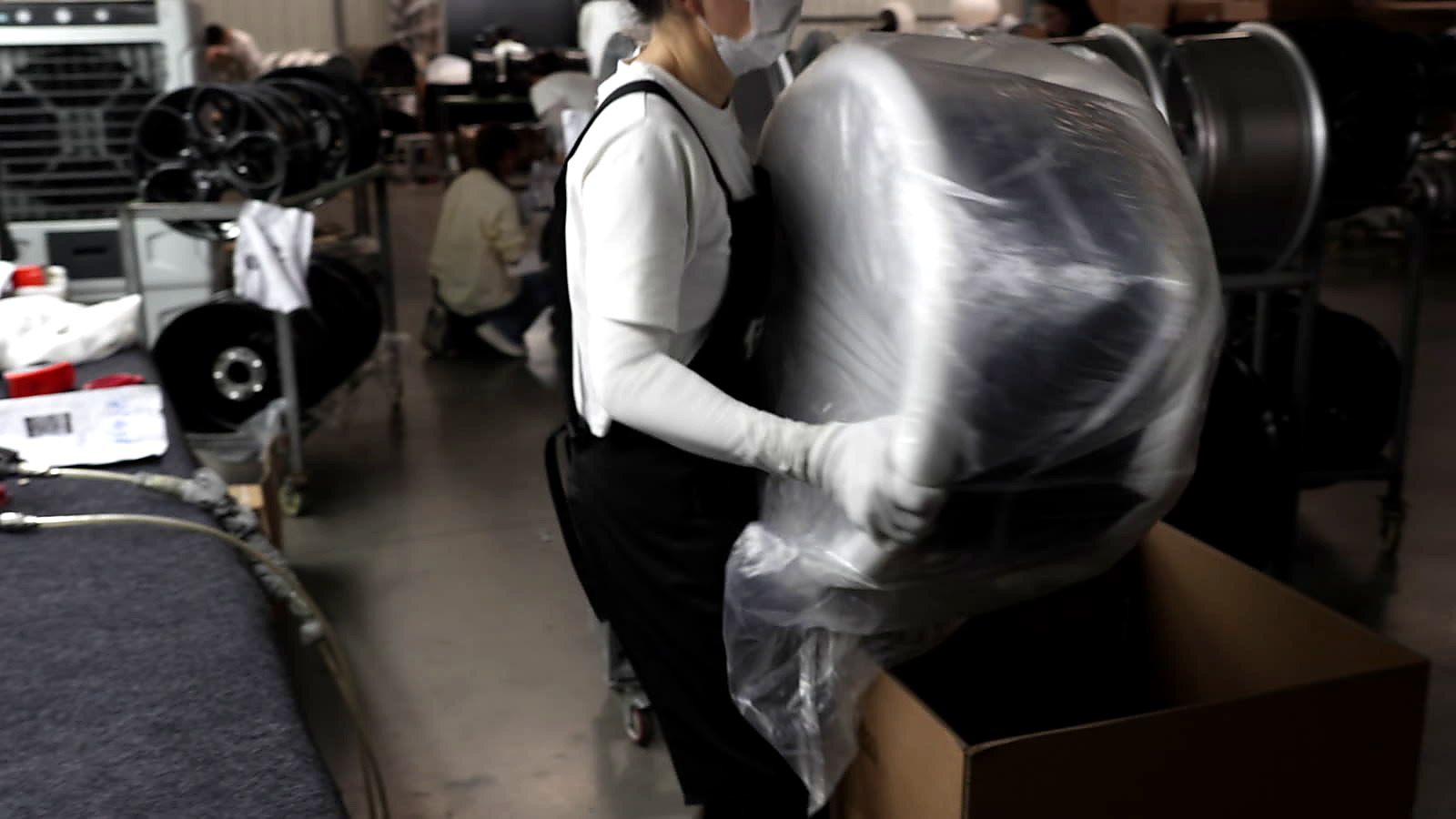 RAYONE wheel protected packing before shipment