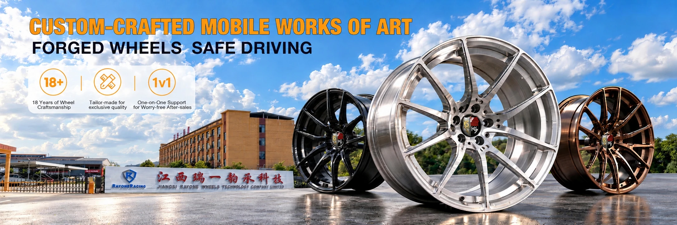 RAYONE custom forged wheels and factory